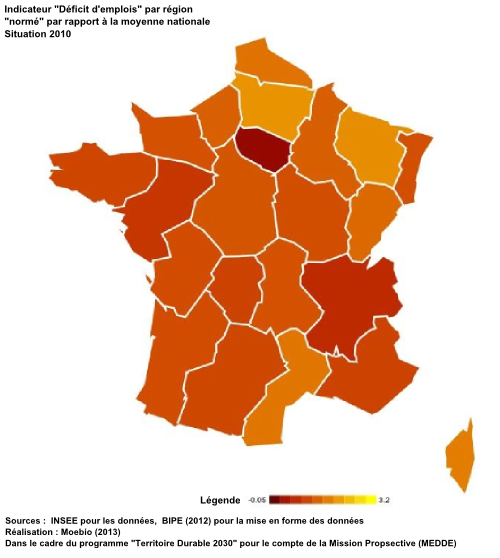 Déficit d'emplois