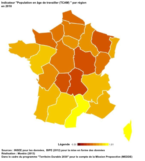 Population en âge de travailler (TCAM)