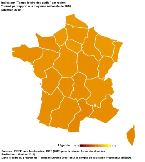 Temps loisirs des actifs