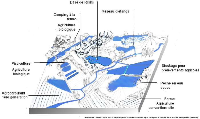 Zone humide continentale : scénario 4