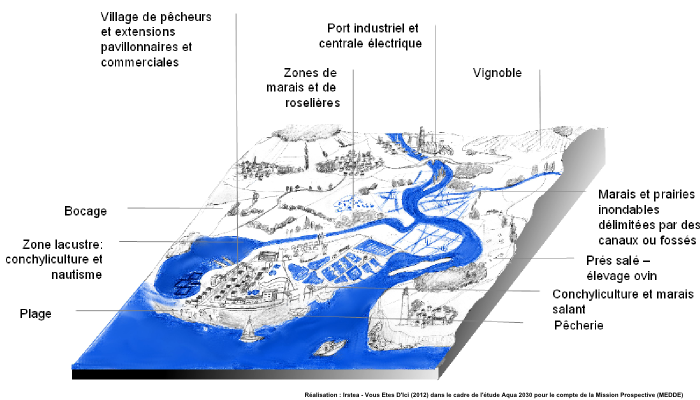 Zone humide littorale : situation 2010