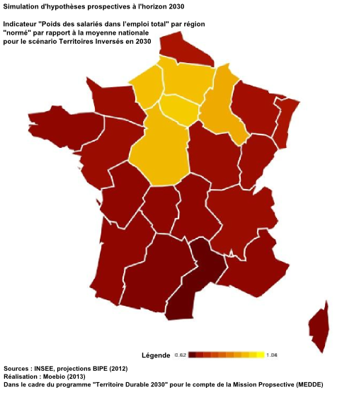 Poids des salariés dans l’emploi total