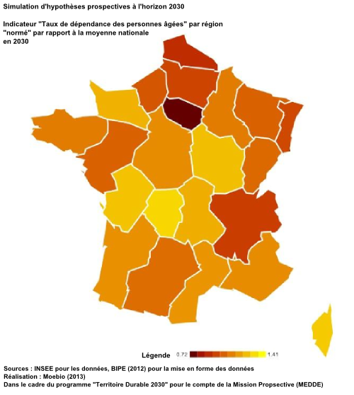 Taux de dépendance des personnes âgées