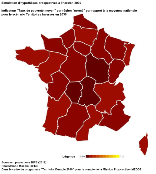 Taux de pauvreté moyen