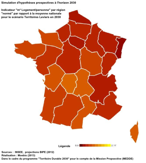 m² Logement/personne