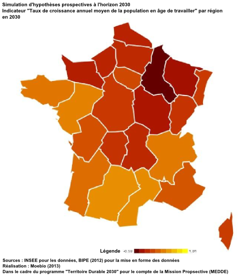 Population en âge de travailler (TCAM)