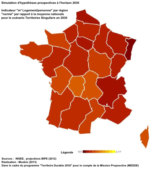 m² Logement/personne